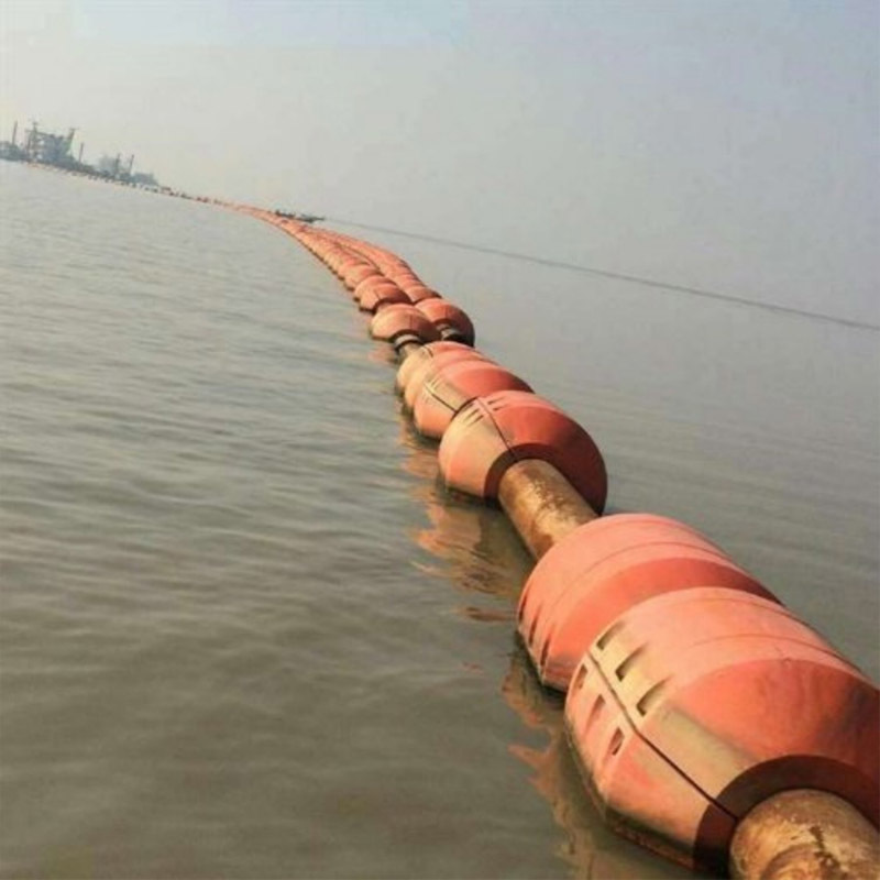 HDPE Material Hose Floats with Modular Design for Corrosion Resistant Dredging Applications