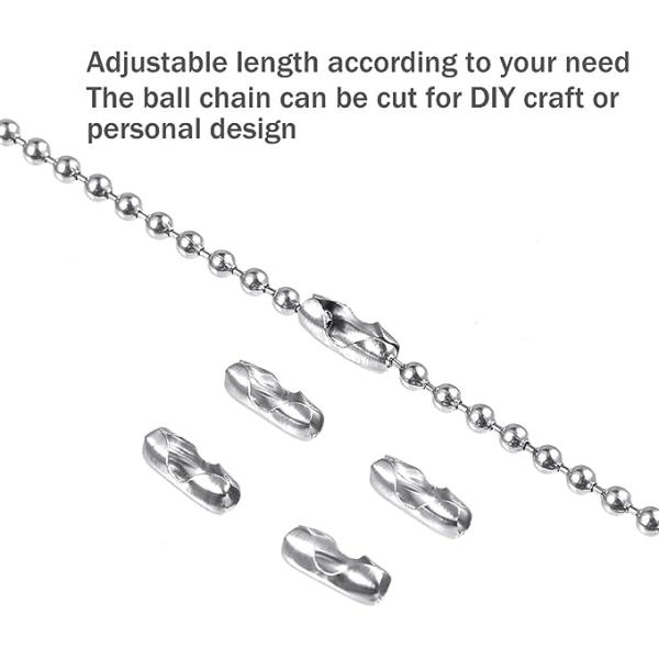Plain Finish Stainless Steel Ball Chain