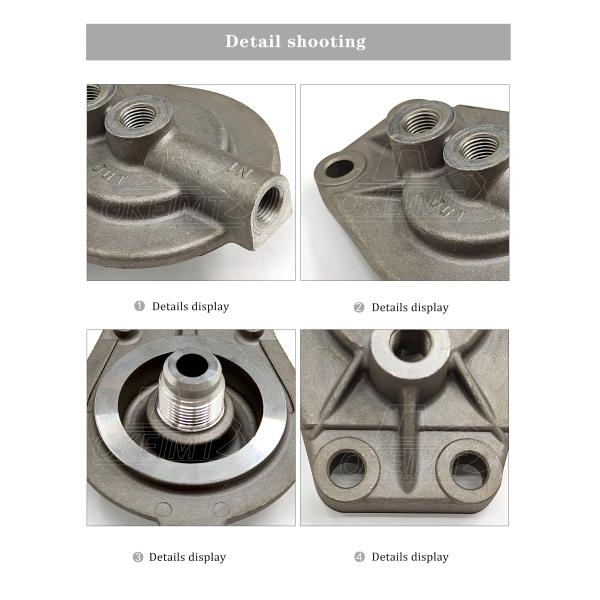 1-13212092-1 Aluminum Oil Filter Head For ISUZU 6WG1 6HK1 Engine