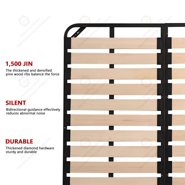Modern Style Easy to Assemble Wholesale Sale Load Bearing Bed Metal Accessories Bed Frame for Apartment Dormitory