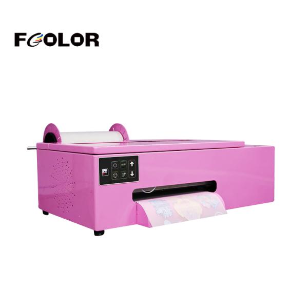 Pink Color Smart T Shirt DTF Printer A4 Roll To Roll Pet Film DTF Machine With XP600 Head