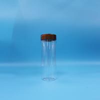 Plastic PET Round Wide Mouth Transparent Spice Jars Sifter Caps Chili Pepper Powder