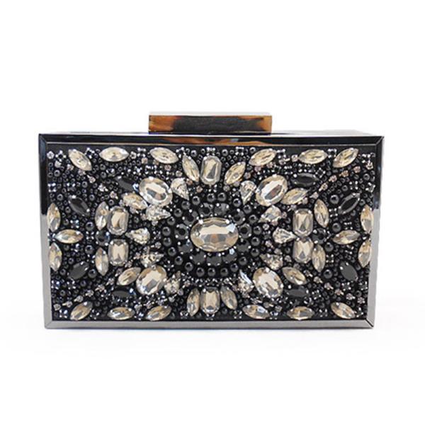 Selling high-end hand-beaded banquet bag diamond dinner Clutch