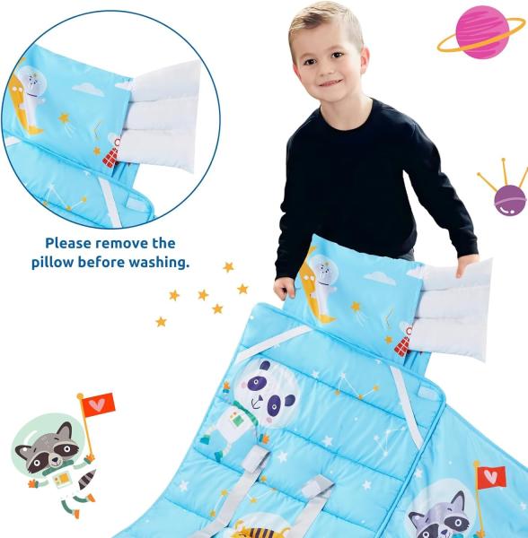 Comfortable Nap Mats For Preschool Convenient With Breathable Fabric