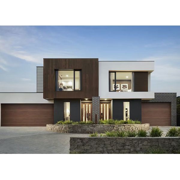 China Prefab Steel Framepanelized Home Kits 40Ft Sandwich Panel Waterproof Luxury Villas