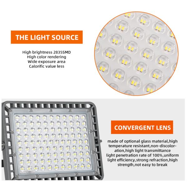 На открытом воздухе свет потока СИД солнечный | Склад освещая наивысшую мощность IP65 | свет стены Плашк-бросания алюминиевый | Соответствующий для courtya