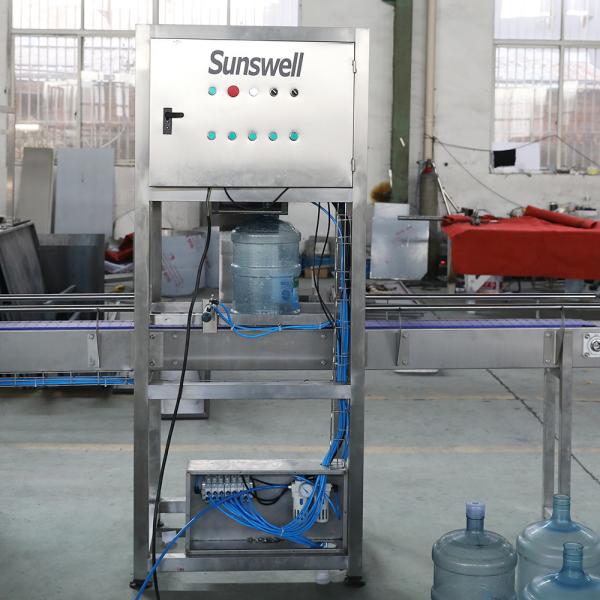 5 equipamento tampando de lavagem engarrafado da máquina de enchimento 20L da água do galão