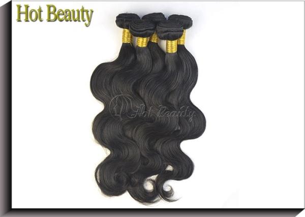 10--30 Inch Thick Hair Nutritious 6a Brazilian Virgin Hair , Color 1b#