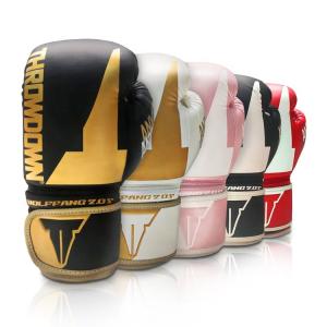 Adults Pu Leather Boxing Gloves 16 Ounce Boxing Gloves OEM ODM