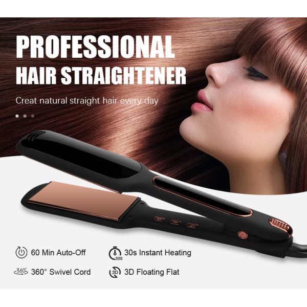 450 градусов дисплея LCD утюга электрического керамического раскручивателя волос плоского