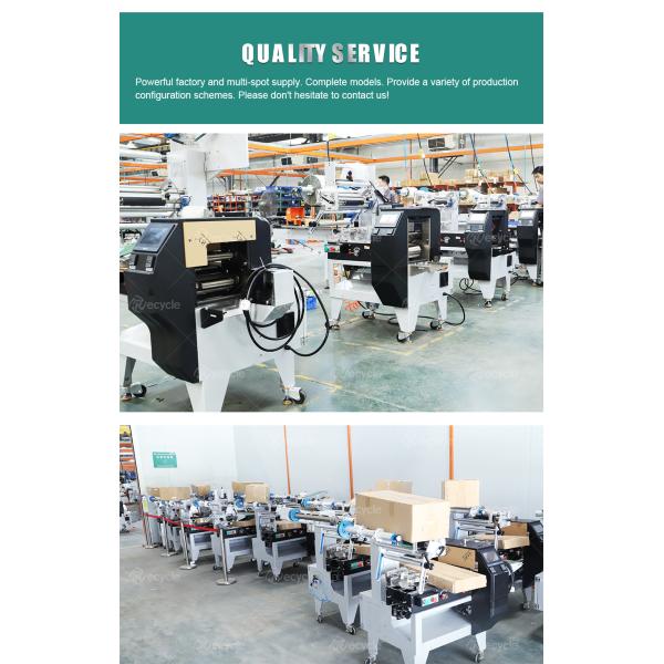 Back Sealing HFFS Flow Wrapping Machine for Instant Noodles Bread and Biscuit Packing