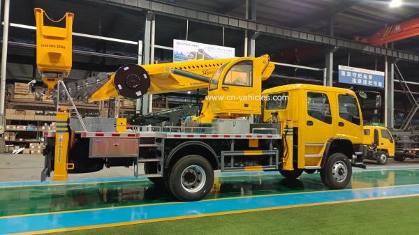 Isuzu Manlift Truck Full Driver 34 Meter Aerial Work Platform Truck