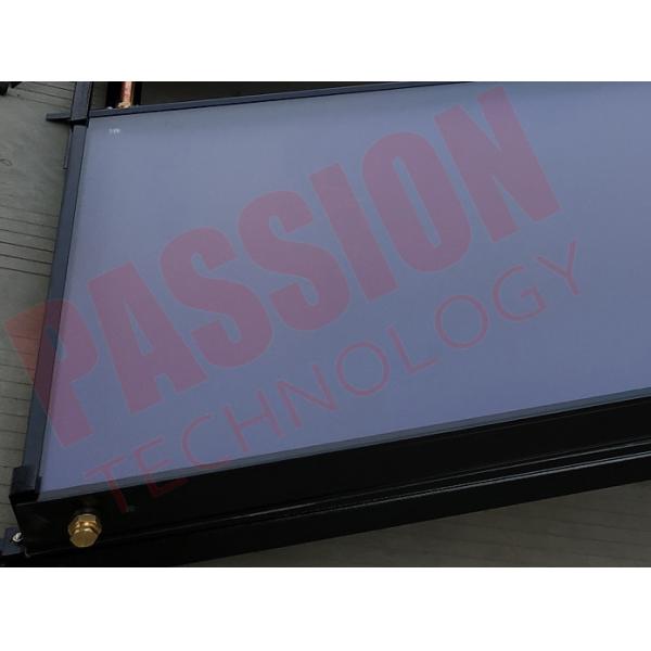CE Titanium Coating Flat Plate Solar Collector For Hotel Heating System , Swimming Pools