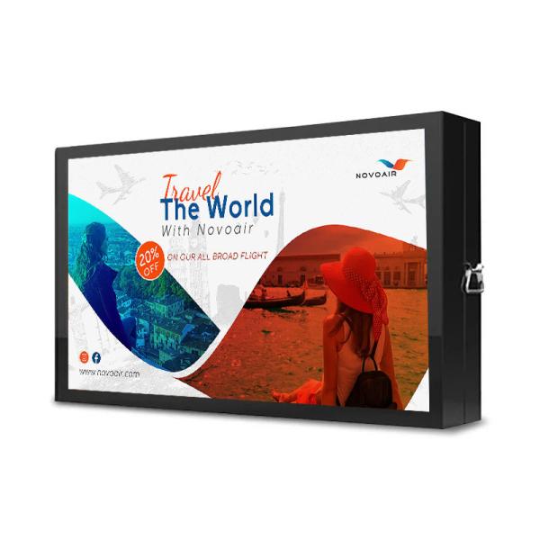75 Inch Waterproof Lcd Digital Signage Outdoor Wall Mounted