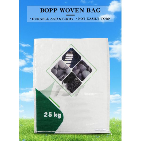 Double Stiching BOPP Laminated Woven Bag With Flat Side or Gusset Side