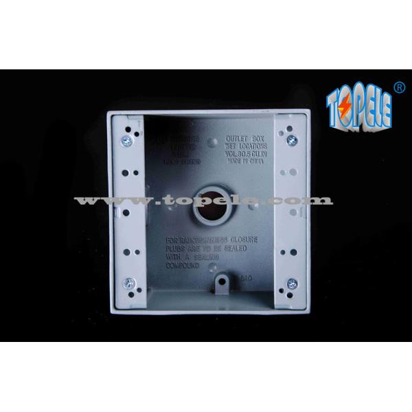 Внешние алюминиевые противопогодные соединительные коробки, две группы электриче