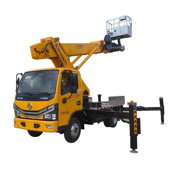 Factory Light Duty 18m High Altitude Operation Truck Boom Lift Mounted on Truck in Indonesia