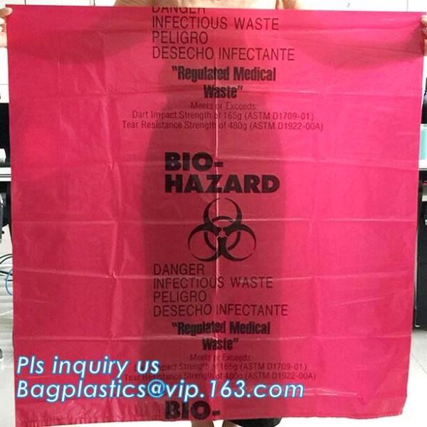 PE asbestos waste bags, Disposal Plastic Bag for Construction Waste, rubbish bag for asbestos fibers, bagplastics, bagea