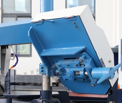 Industrial G4230X Angle Cutting Band Saw Semi Automatic Metal Sawing Machine