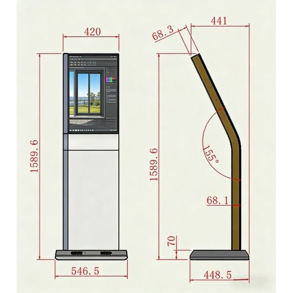 The 30-inch OLED Transparent Display Features 43% Transparency And A 135,000:1 Contrast Ratio