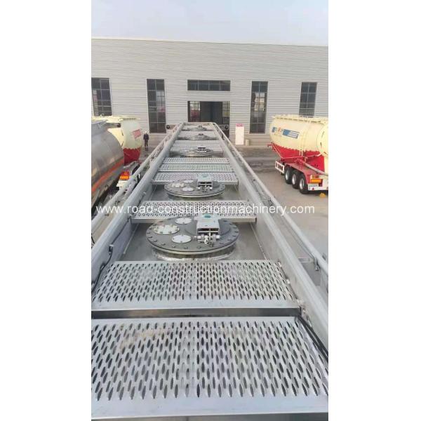 Steel Q345B 3 Axle 45cbm Oil Tank Trailer ADR Flexible Structure
