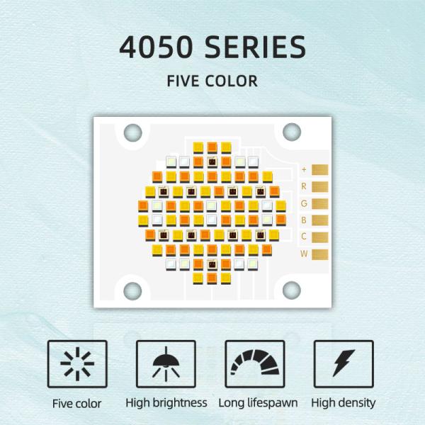Ce RoHS Certified 180W High-Power Chip 620nm/460nm/520nm Emitting Colors White Warm White Red Green Blue 21-24V