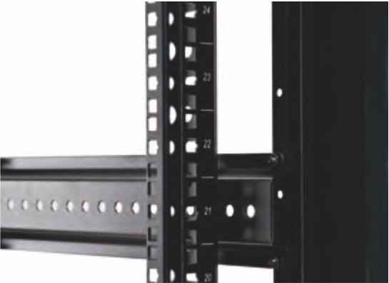 Network Rack Cabinet with 400KG Loading Capacity SPCC Cold Rolled Steel and Modular Quick Disassembling Design
