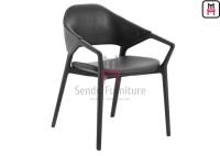 Fabricación de H81cm Ash Wood Restaurant Chairs Artisanal con los apoyabrazos