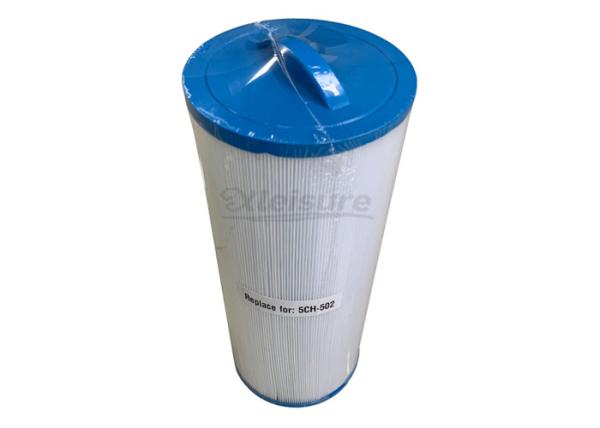 Petite cartouche filtrante de piscine, filtres de cartouche pour le bas entretien Unicel 5CH-502 de stations thermales