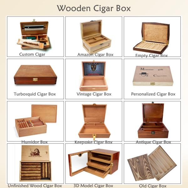 Custom Wooden Crate Gift Boxes with Sliding Lid and Stamping Printing Handling