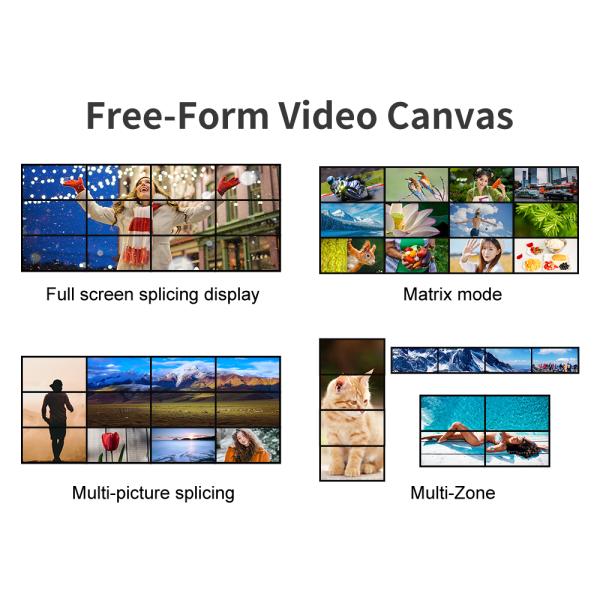 Single Gross Weight 12 Kilograms 4K LED Video Wall Integrated with HDMI20 and HDCP22 Ensuring High Definition Video Output