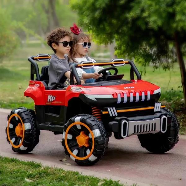 ABS Plastic Kids Electric Toy Car 2 Seater 12v Ride On Multifunctional