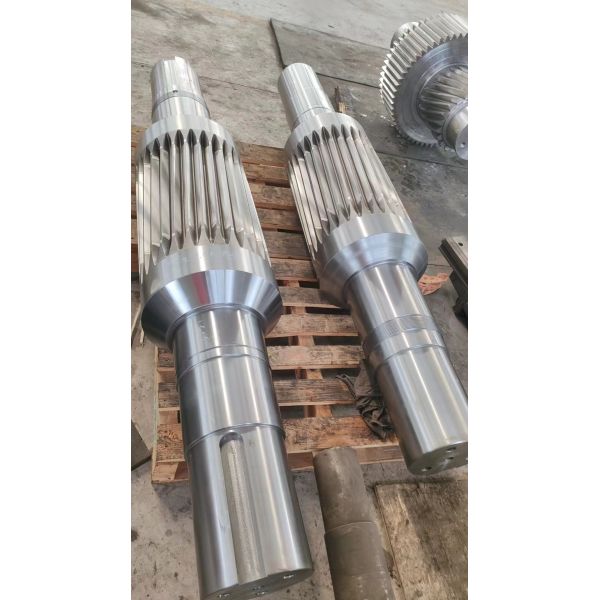Heavy Duty Forged Gear Shaft Pinion Shaft for Cement Ball Mill Rotary Kiln