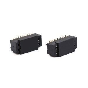 0.8mm SMT Female Socket Header Double Row 2x20 Pin Header