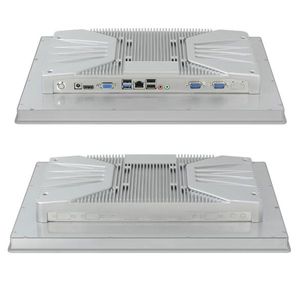 ZXTLCD Ip65 impermeable A prueba de polvo Computadora industrial todo en uno Pc incrustado 21.5 pulgadas monitores táctiles