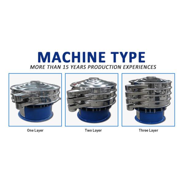 600mm-1800mm Rotary Vibrating Screen Powder Granule Vibrating Filter Sieve