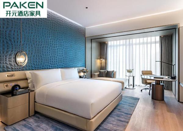 Hilton Hotel Bedroom Sets Coordinating Soft Upholstery Color Blocking Bedroom Wall Decoration