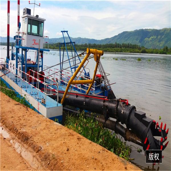 Spiral Suction Head Cutter Suction Dredger 2000KG Capacity with Hydraulic System