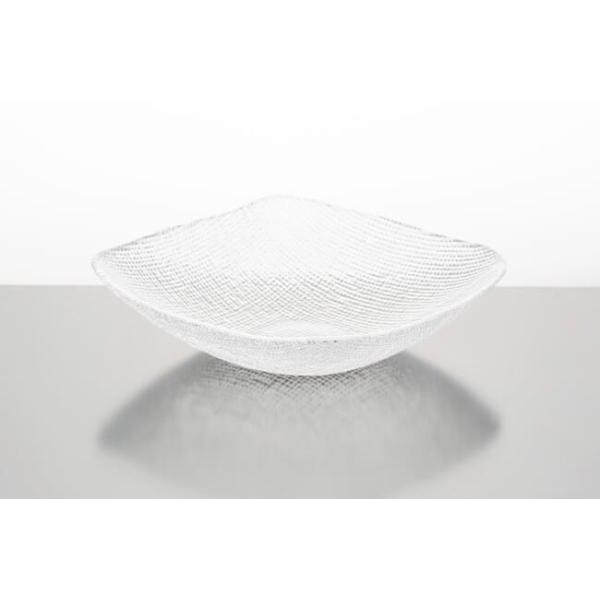 Clear Crystal Glass Dinner Plates Set Shell Bowl Lead Free Machine Made