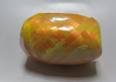 125U Thickness Rainbow Iridescent curling ribbon spool 3 / 16 width 10m length