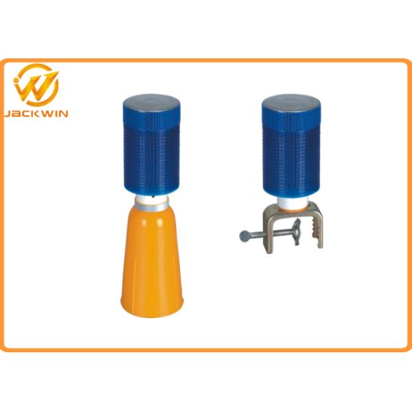 Traffic Safety Equipment LED Flashing Traffic Solar Barricade Warning Light High Brightness Anti Crush
