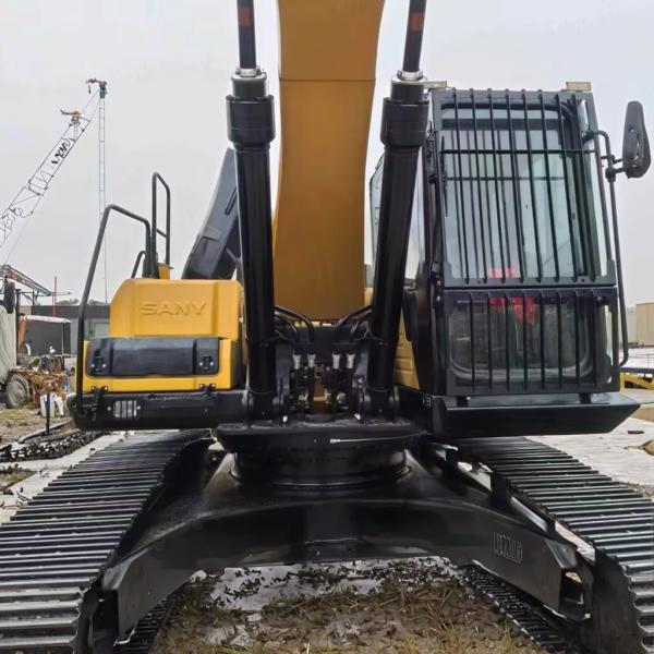 Excavadora hidráulica de orugas usada SANY 375 de segunda mano para movimiento de tierras, año 2020