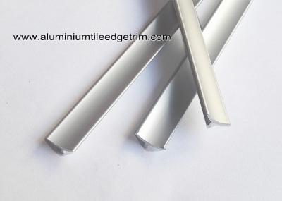 Matt Silver Inner Aluminum Decorative Corner Brace / Splint For Inside Corner