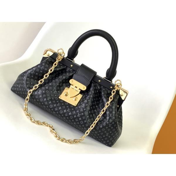 Sac d'embrayage personnalisé de monogramme de cuir de vachette Louis Vuitton M45571