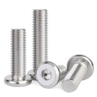 Círculo hexagonal de la cabeza de la bandeja de niquelado M3 X 10mm