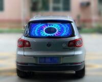 L'affichage à LED transparent de fenêtre arrière de voiture 9-36V a entré la radio programmable