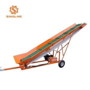 Manual Wood Conveyor Belt Movable Lightweight Farm Household