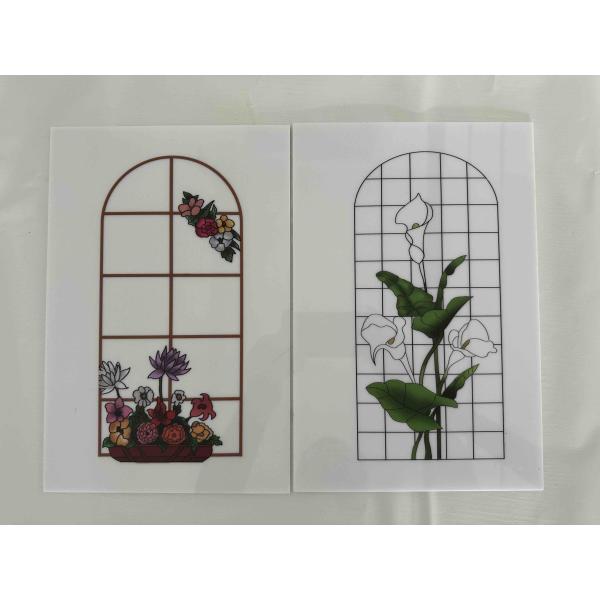 décorada lámina de poliestireno para México impression couleur planches de