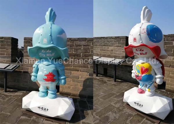Outdoor Decorations Custom Fiberglass Statues Life Size Fiberglass Soldier Statue