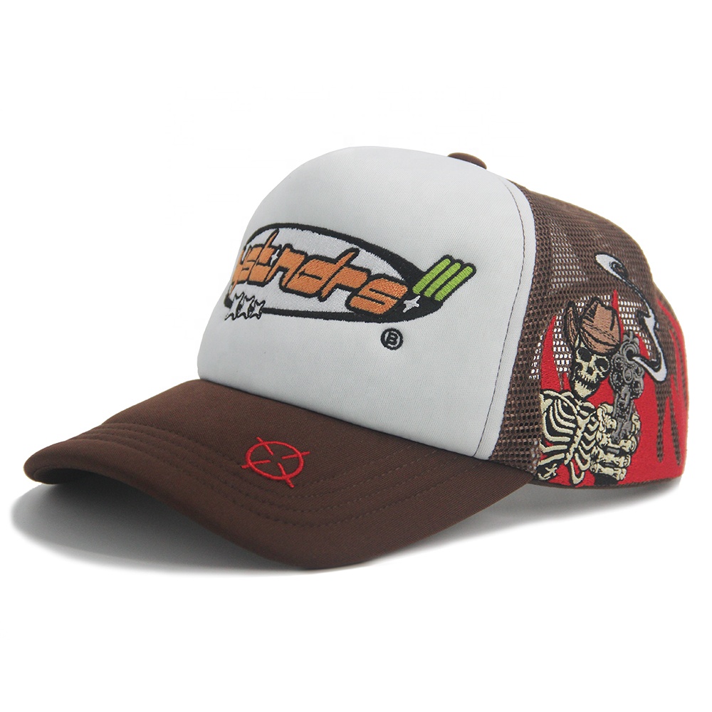 Australian Cotton 5 Panel Trucker Cap Country Style Crown Snapback Cap